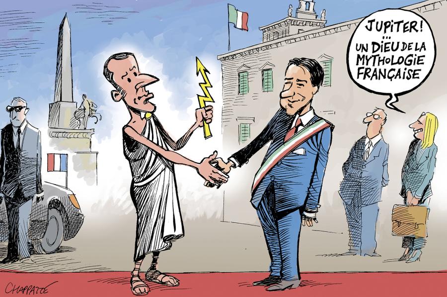 Emmanuel Macron à Rome Emmanuel Macron à Rome