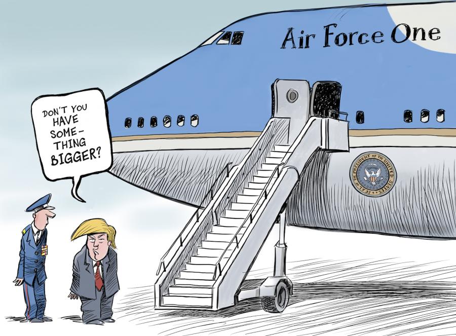 Trump's new airplane Trump's new airplane