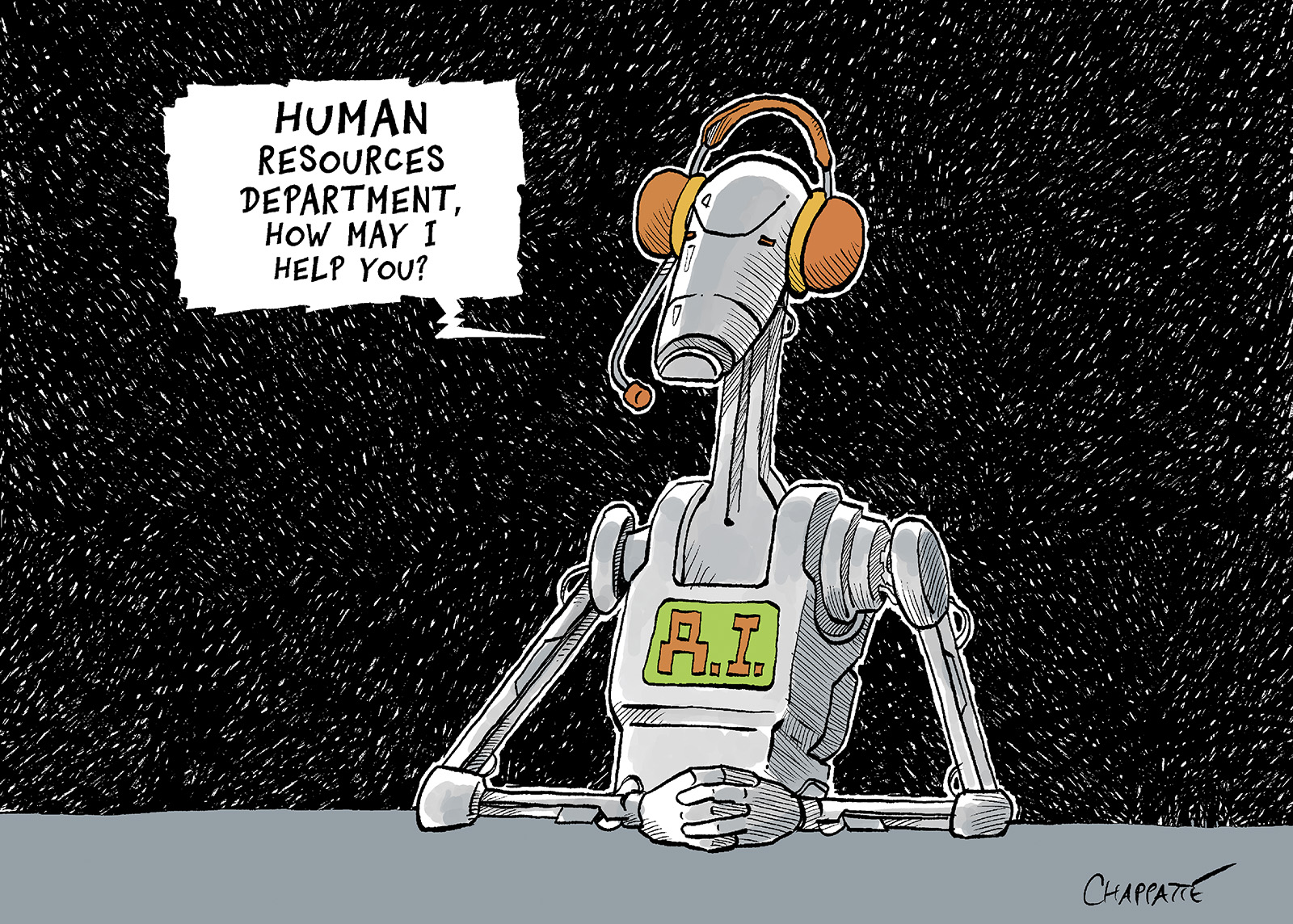 AI and the future of work | Globecartoon - Political Cartoons - Patrick ...