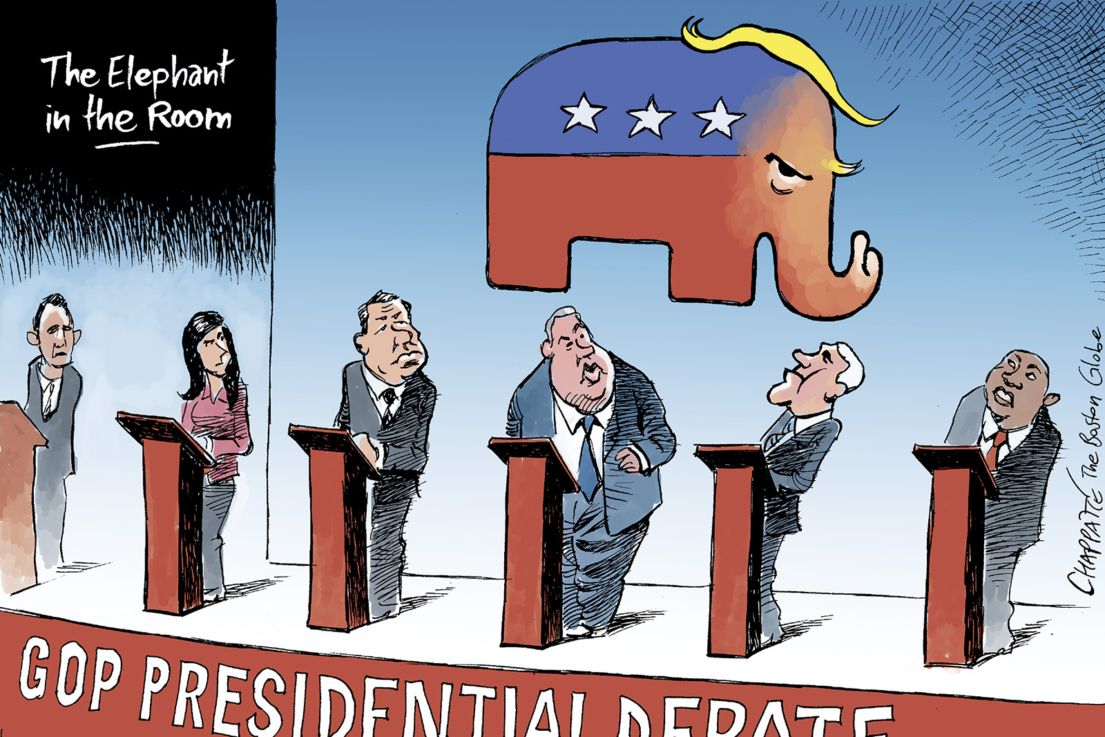 The elephant in the room | Globecartoon - Political Cartoons - Patrick ...