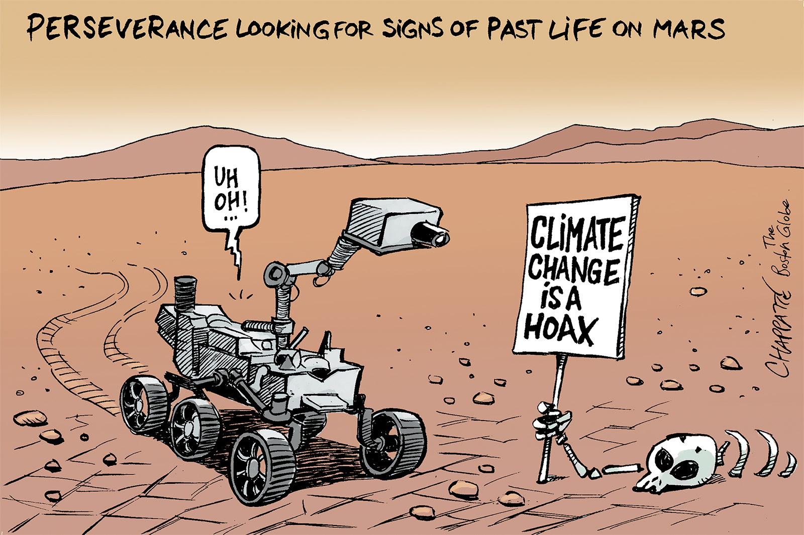 Nasa S Latest Mission Globecartoon Political Cartoons Patrick Chappatte