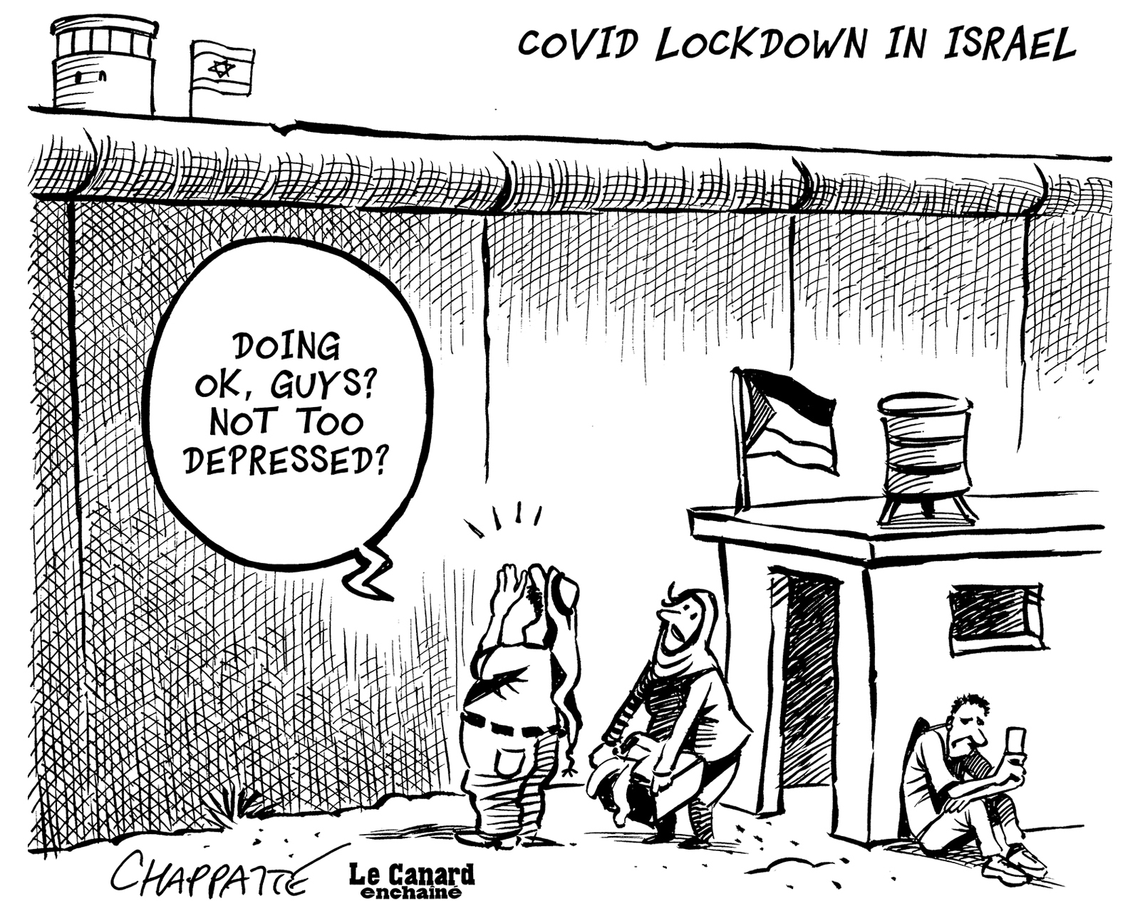 Covid lockdown in Israel | Globecartoon - Political Cartoons - Patrick ...