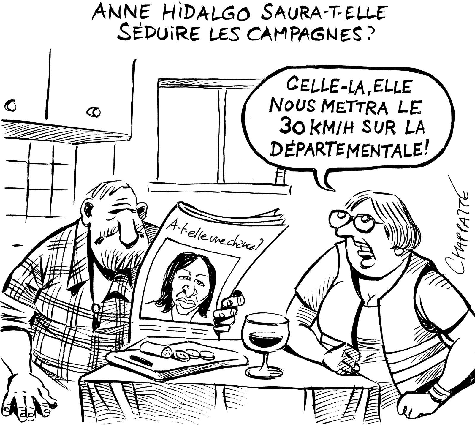 Anne Hidalgo saura-t-elle séduire les campagnes? | Globecartoon ...