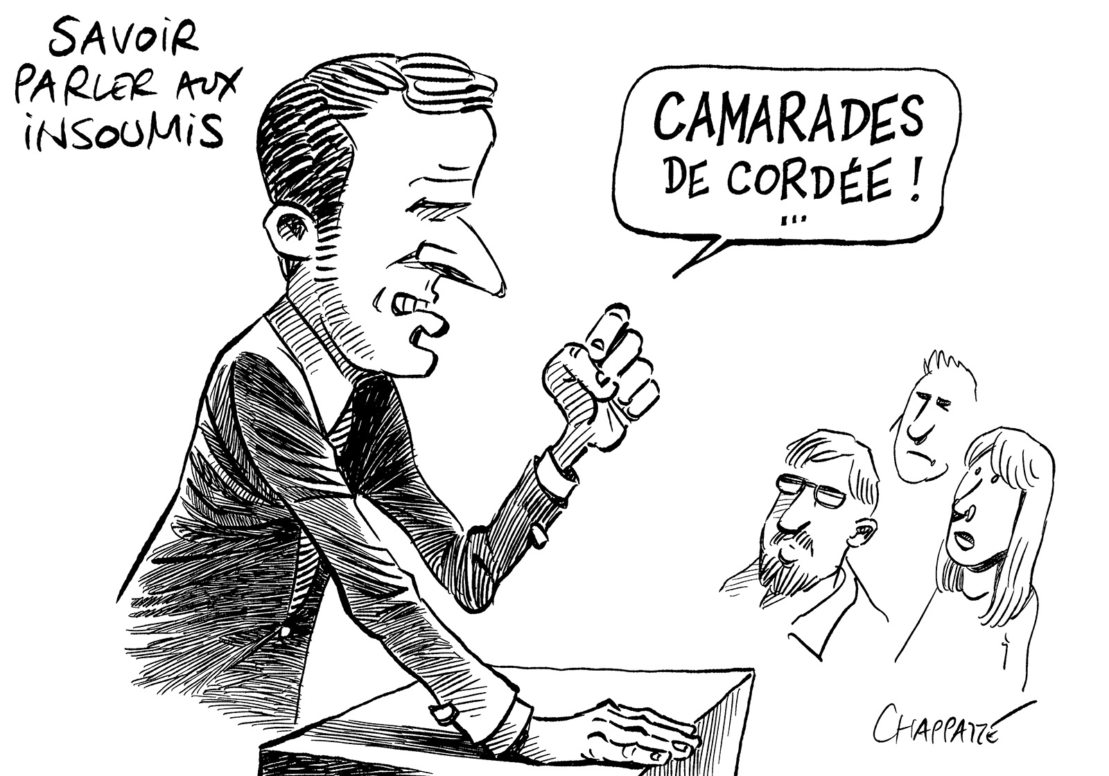 Savoir parler aux insoumis | Globecartoon - Political Cartoons ...