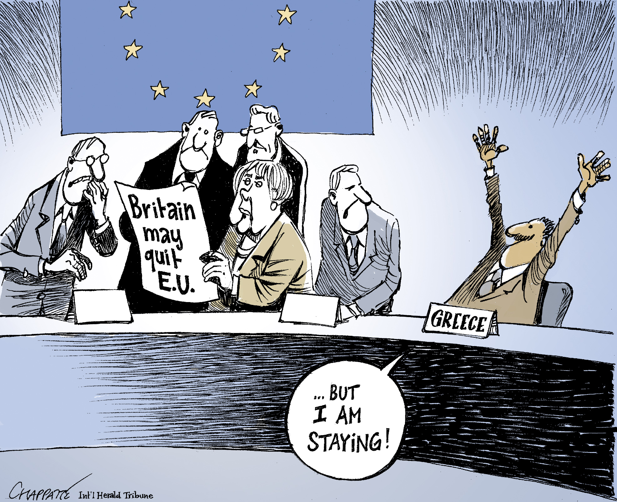 Will Britain Leave The European Union Globecartoon Political Cartoons Patrick Chappatte