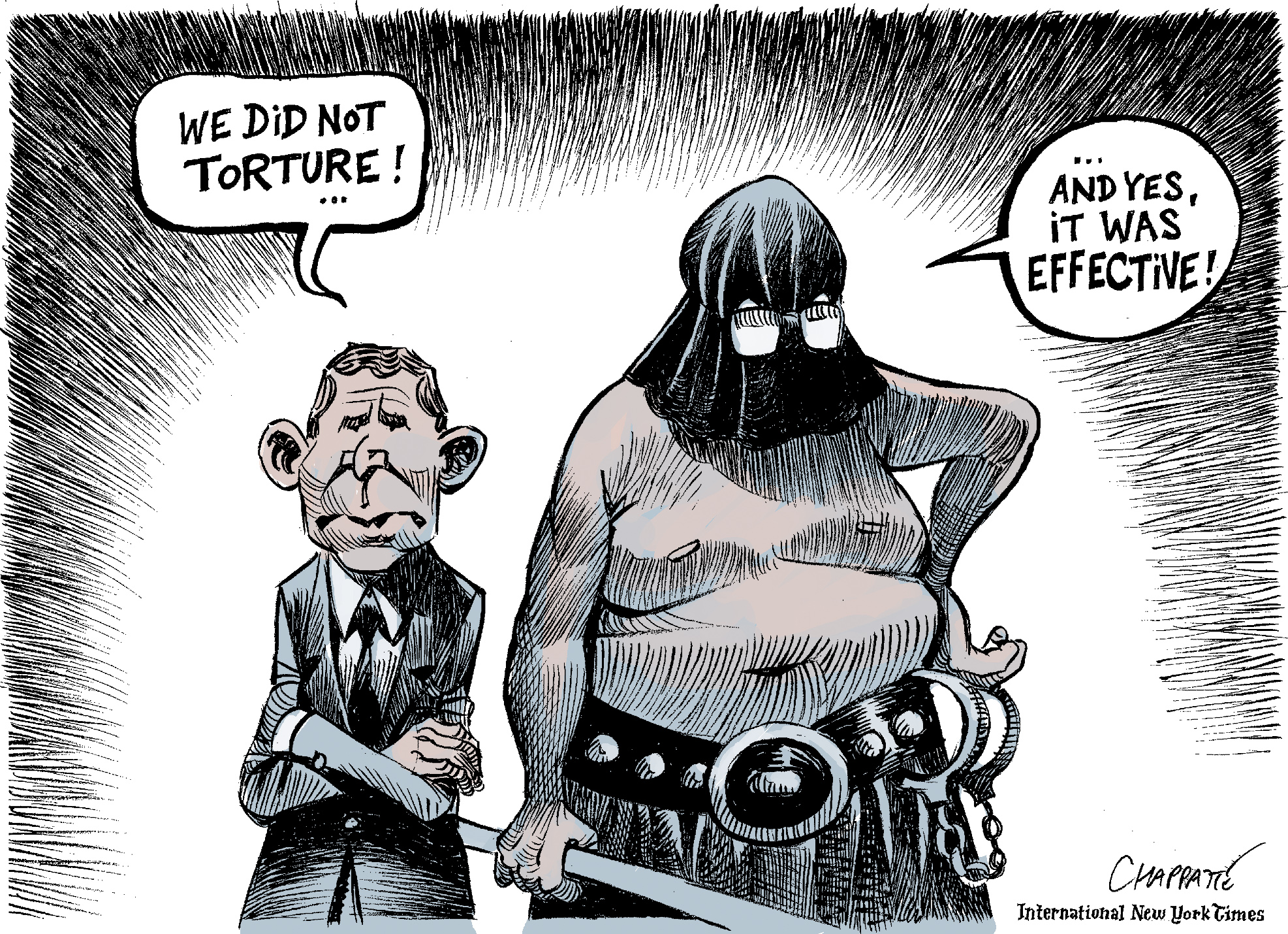 After the torture report | Globecartoon - Political Cartoons - Patrick ...