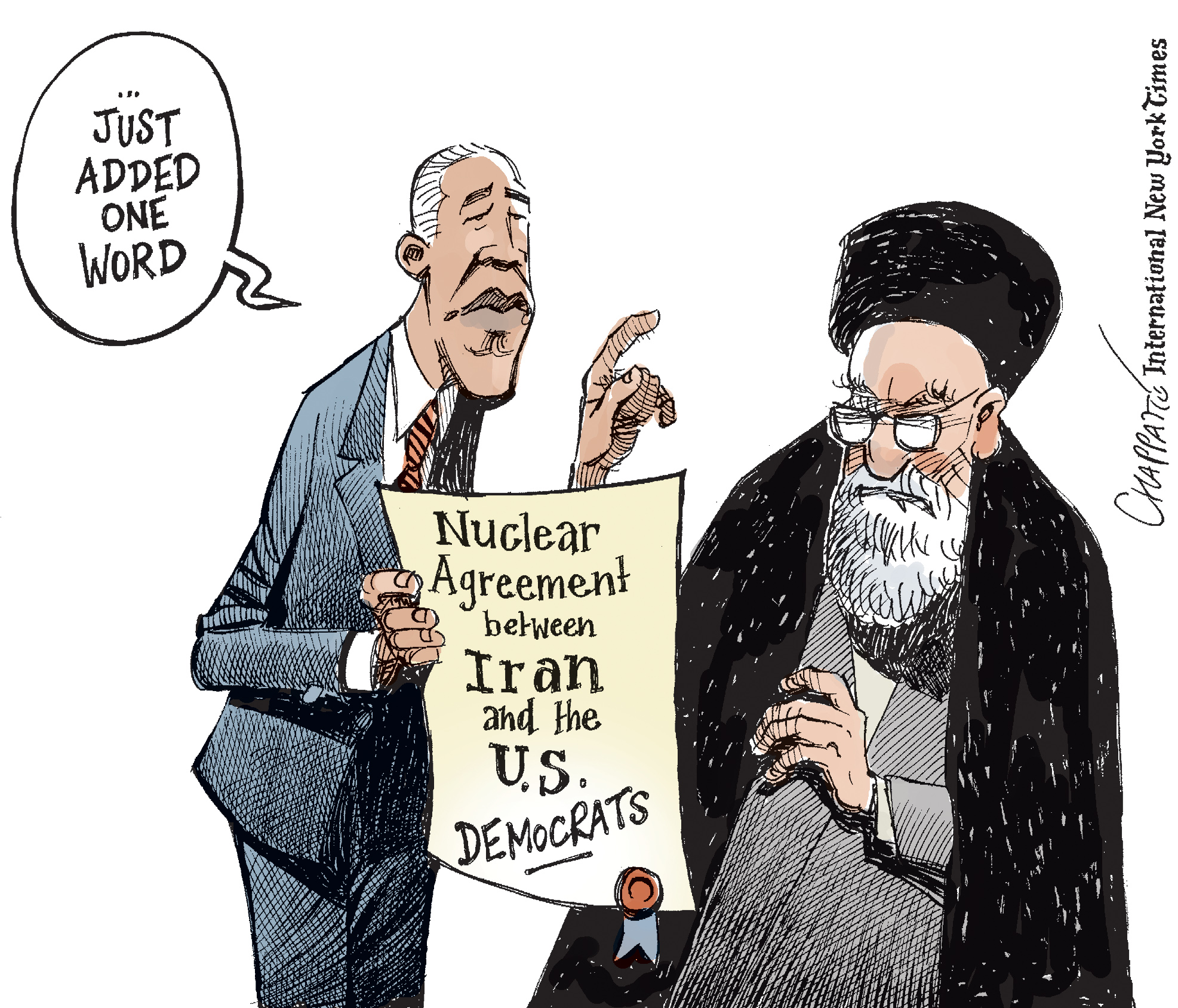 Iran deal survives Republican attacks | Globecartoon - Political ...