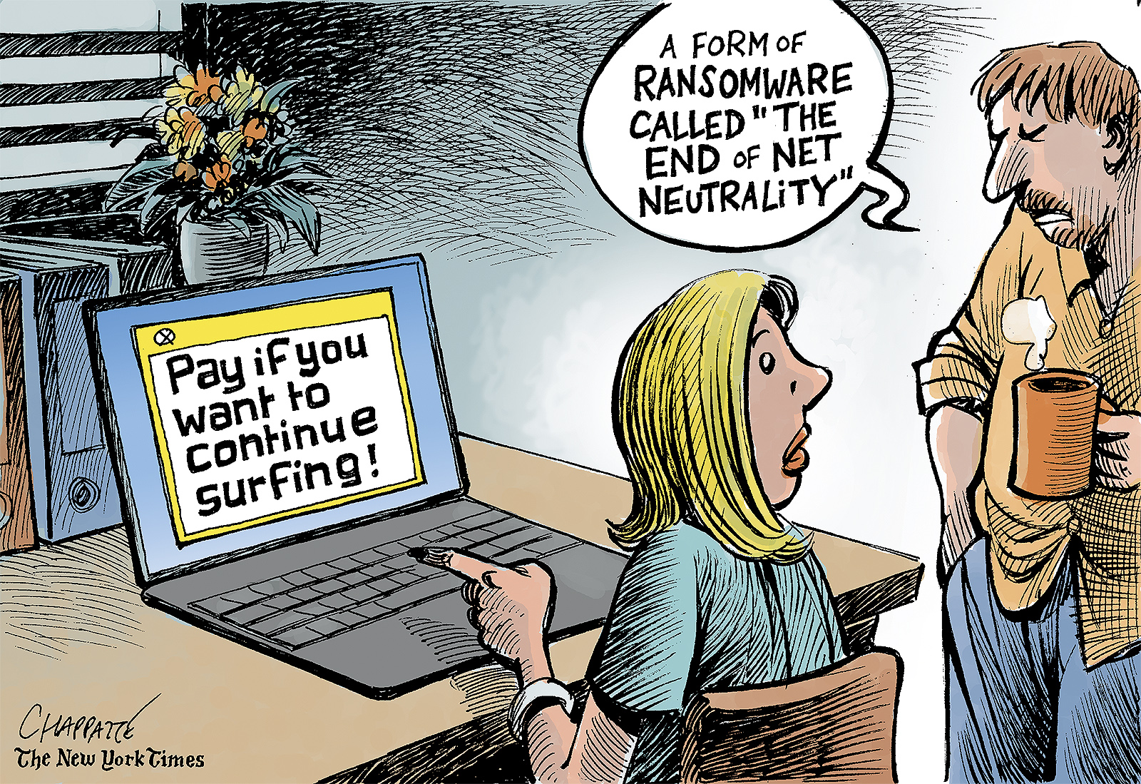 The End Of Net Neutrality Globecartoon Political Cartoons Patrick Chappatte 