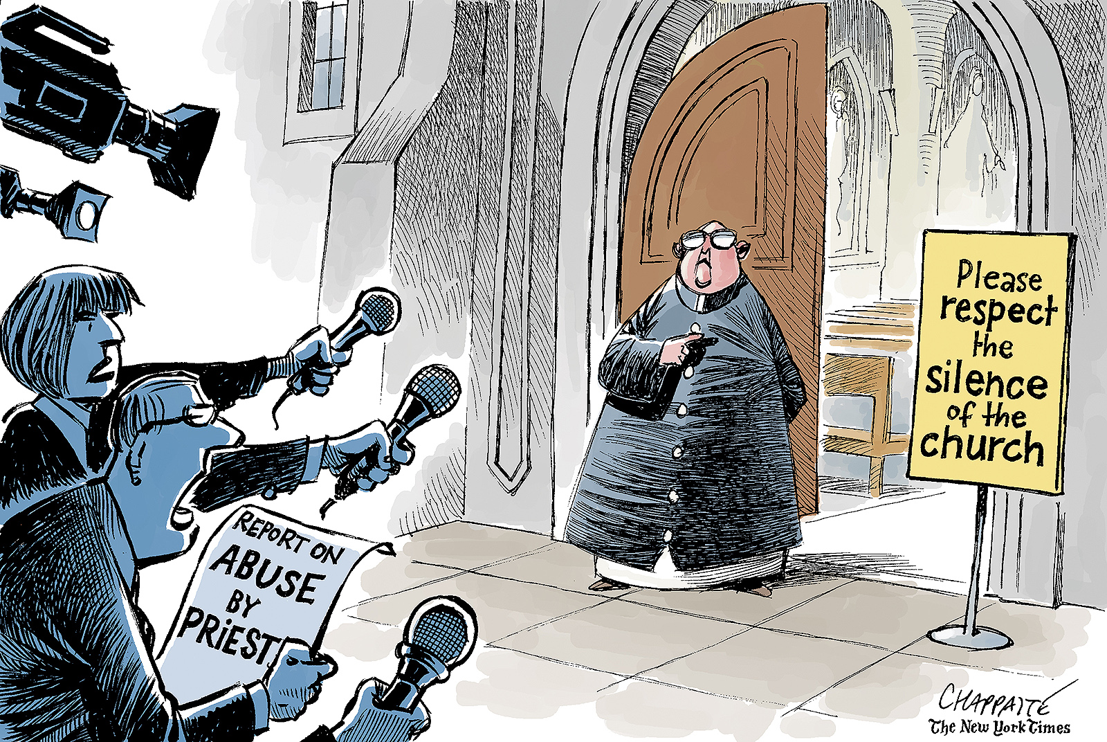 Sex Scandal And The Catholic Church Globecartoon Political Cartoons Patrick Chappatte 2566