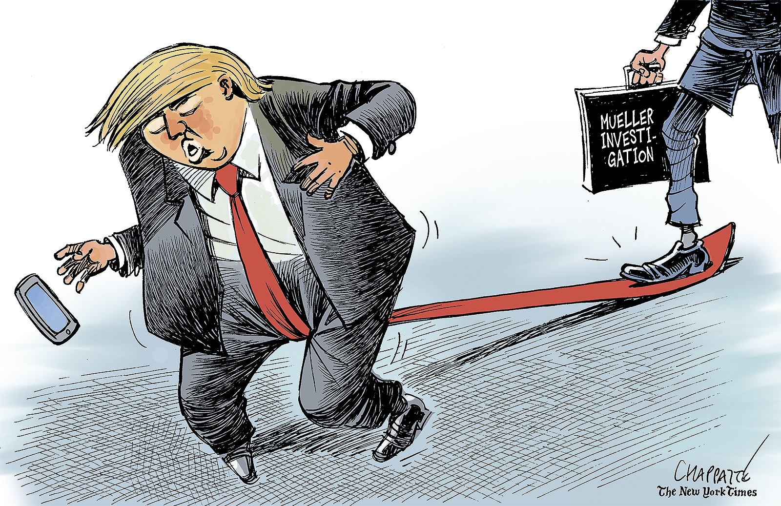 Setback for Trump | Globecartoon - Political Cartoons - Patrick Chappatte