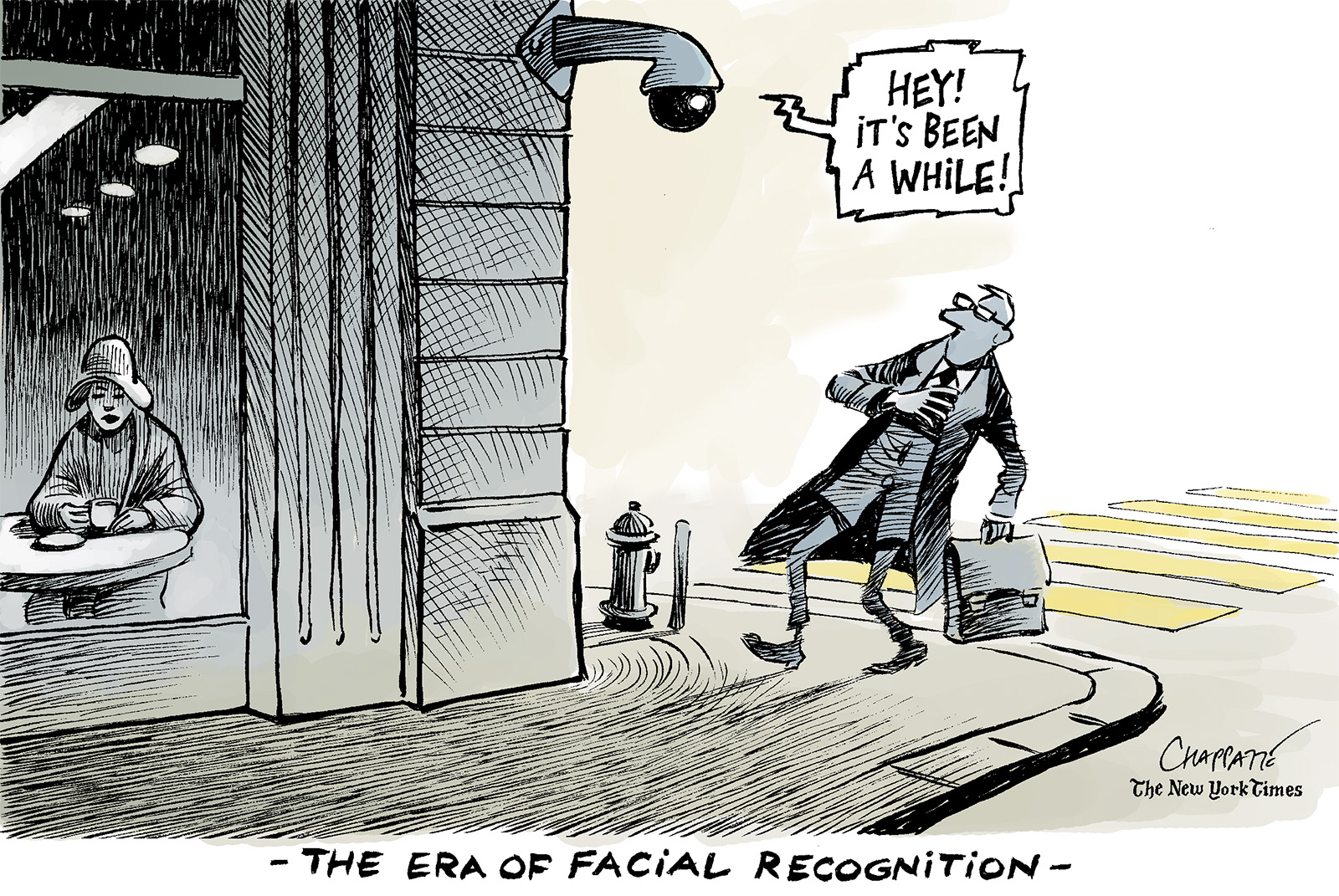 The era of facial recognition | Globecartoon - Political Cartoons - Patrick  Chappatte