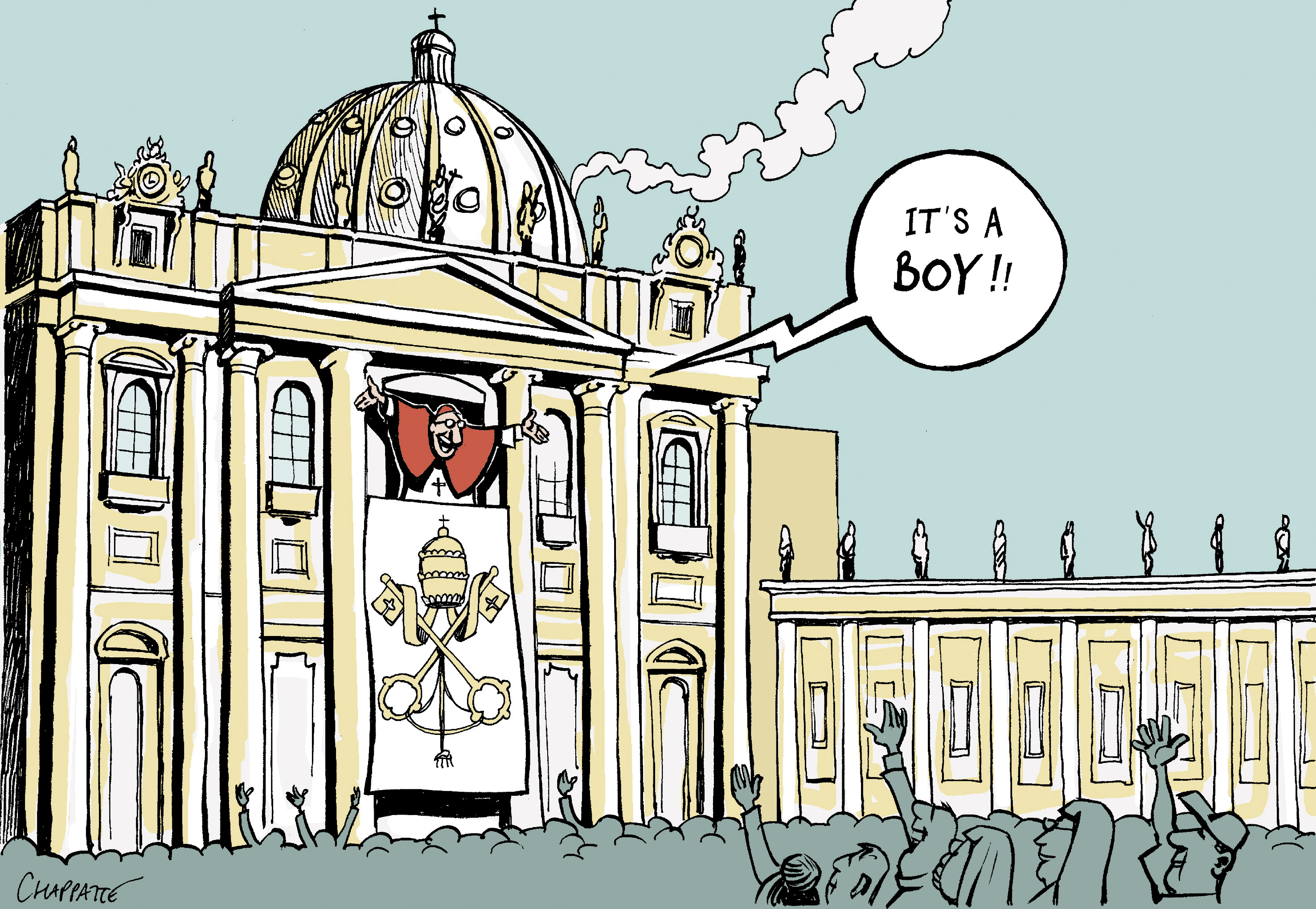 Election Of A New Pope Globecartoon Political Cartoons Patrick Chappatte 5077