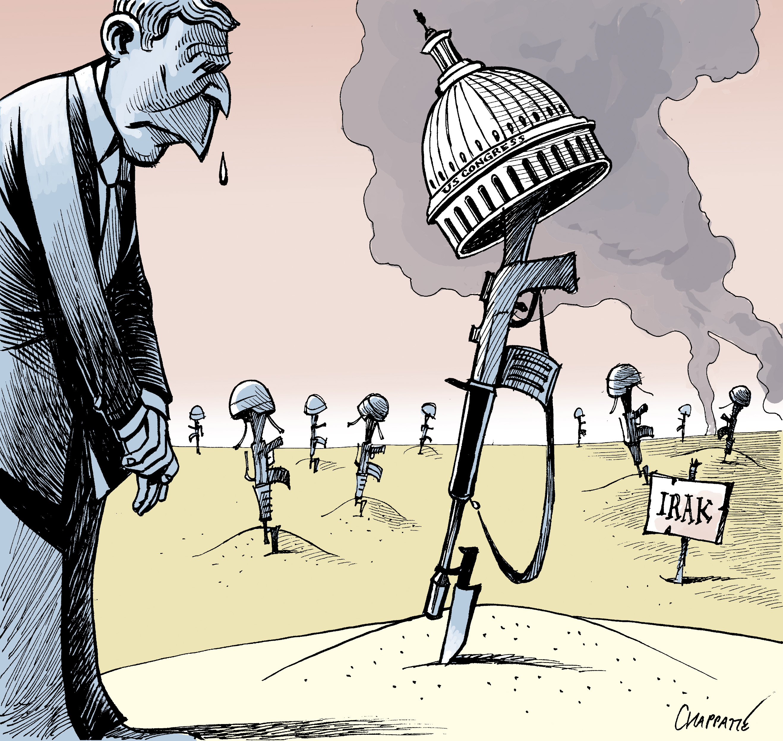 Bush Loses Congress Globecartoon Political Cartoons Patrick Chappatte