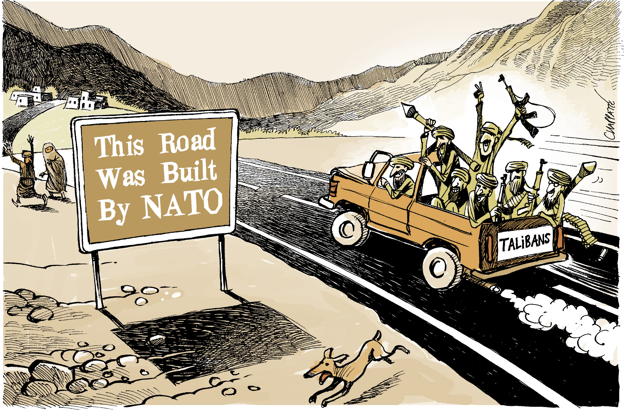 Afghanistan,5 Years On | Globecartoon - Political Cartoons - Patrick ...