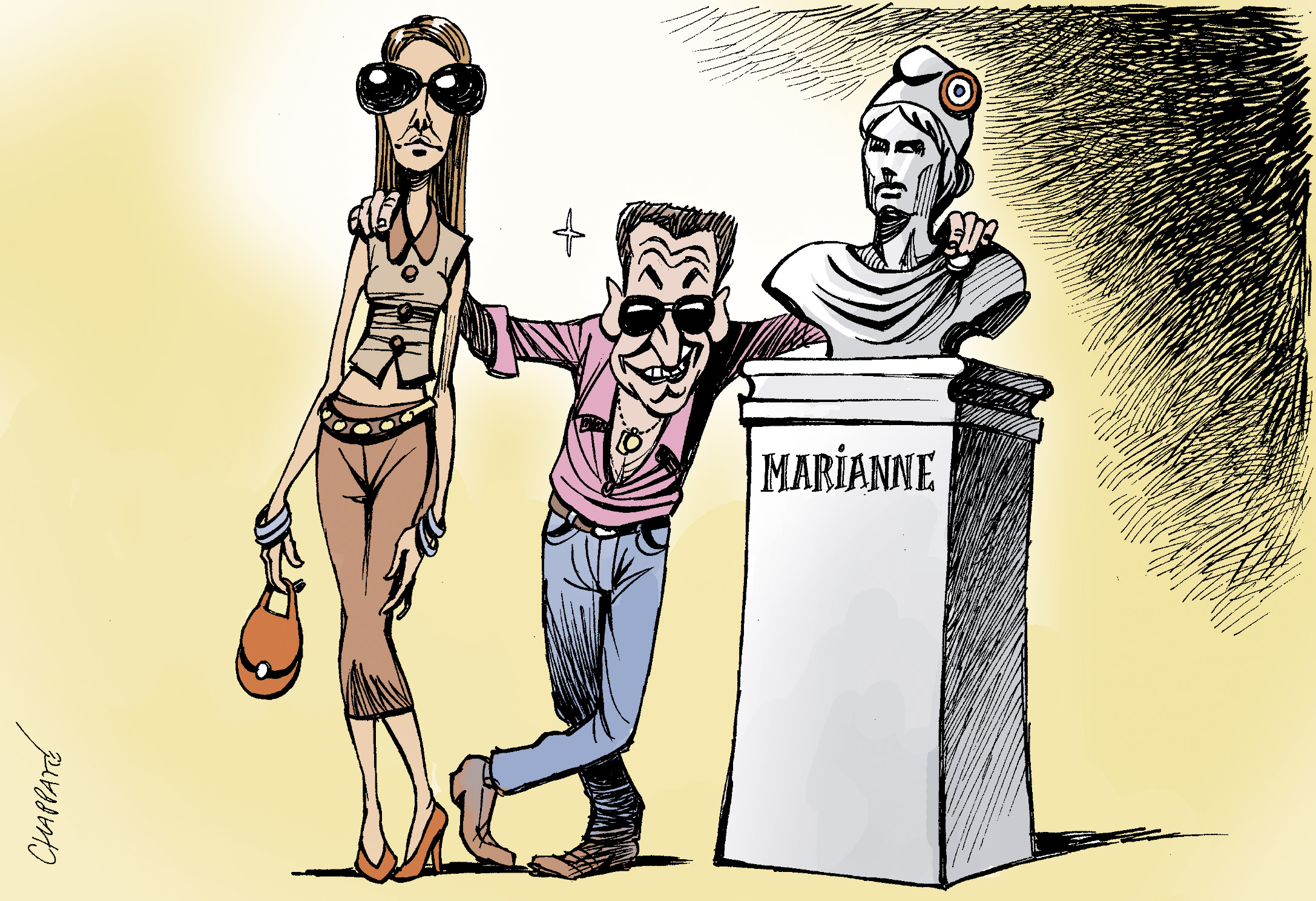 Sarkozy One Year Globecartoon Political Cartoons Patrick Chappatte