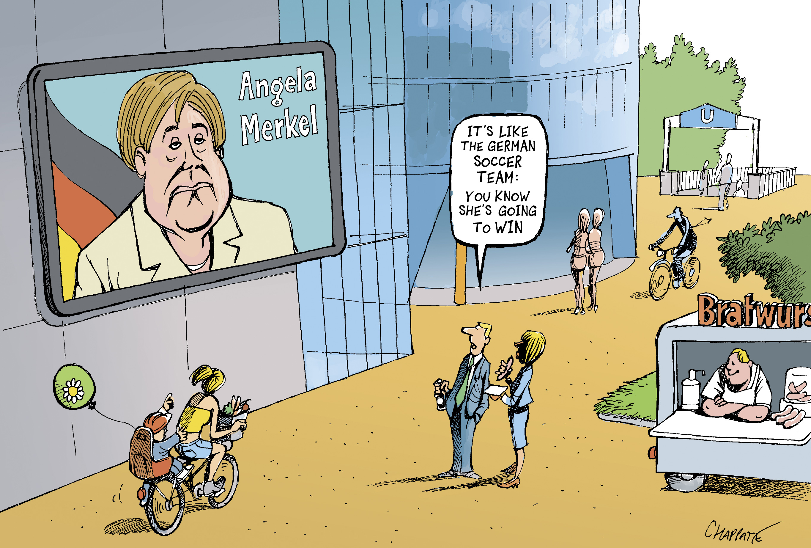 German Elections Globecartoon Political Cartoons Patrick Chappatte