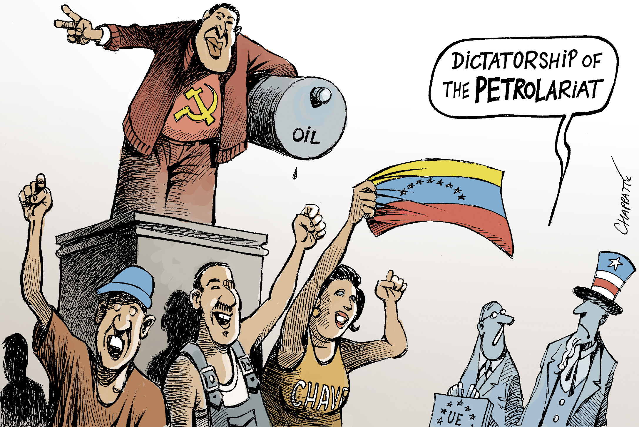 Hugo Chávez reelected | Globecartoon - Political Cartoons - Patrick  Chappatte