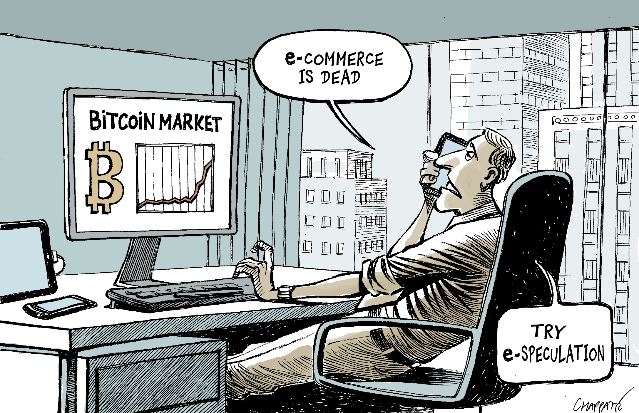 buying bitcoin parody