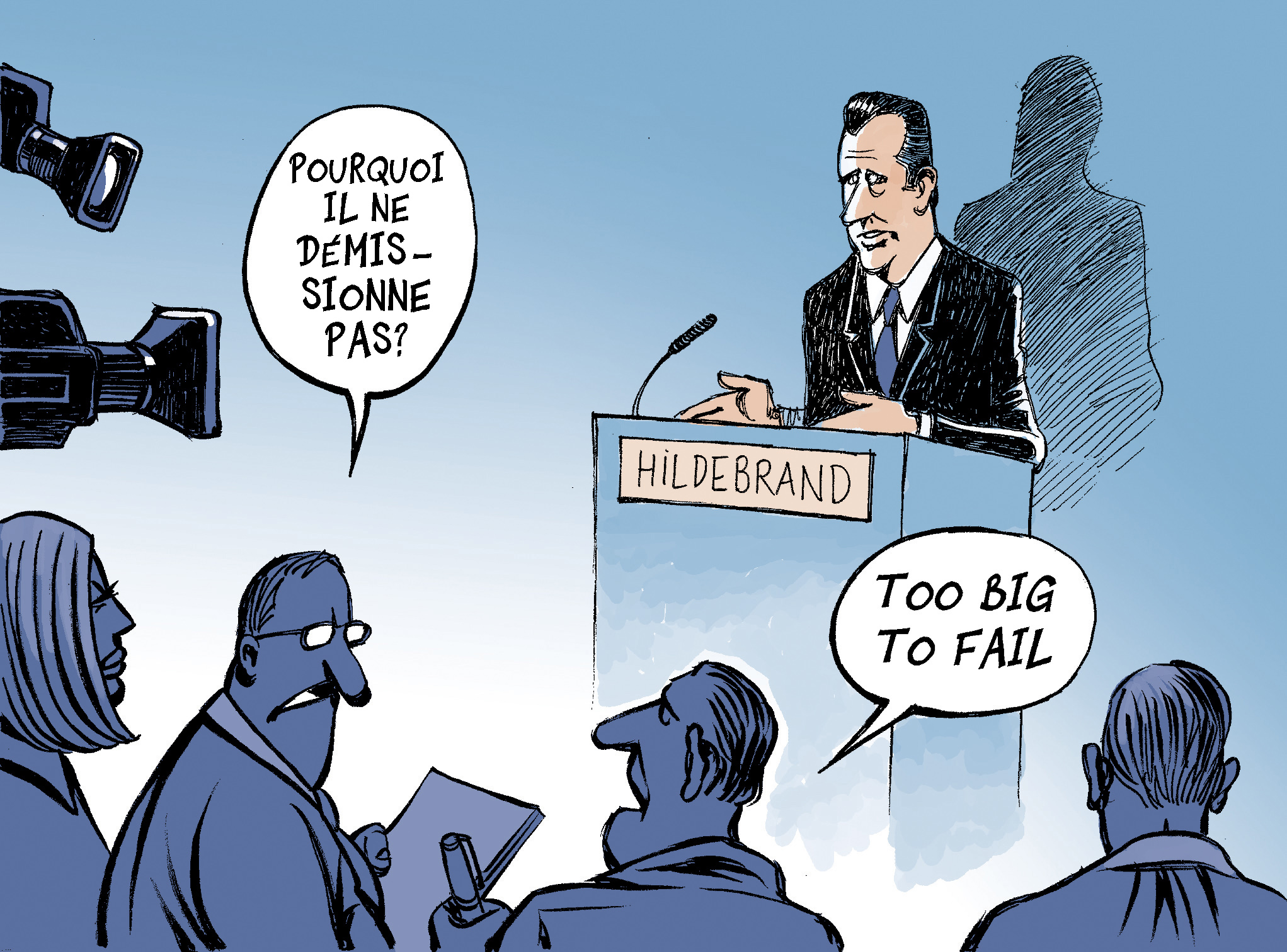 Le patron de la BNS compromis | Globecartoon - Political Cartoons ...