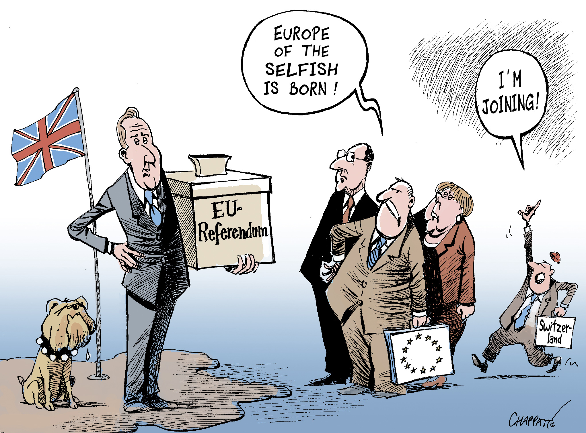 Britain goes it alone | Globecartoon - Political Cartoons - Patrick ...