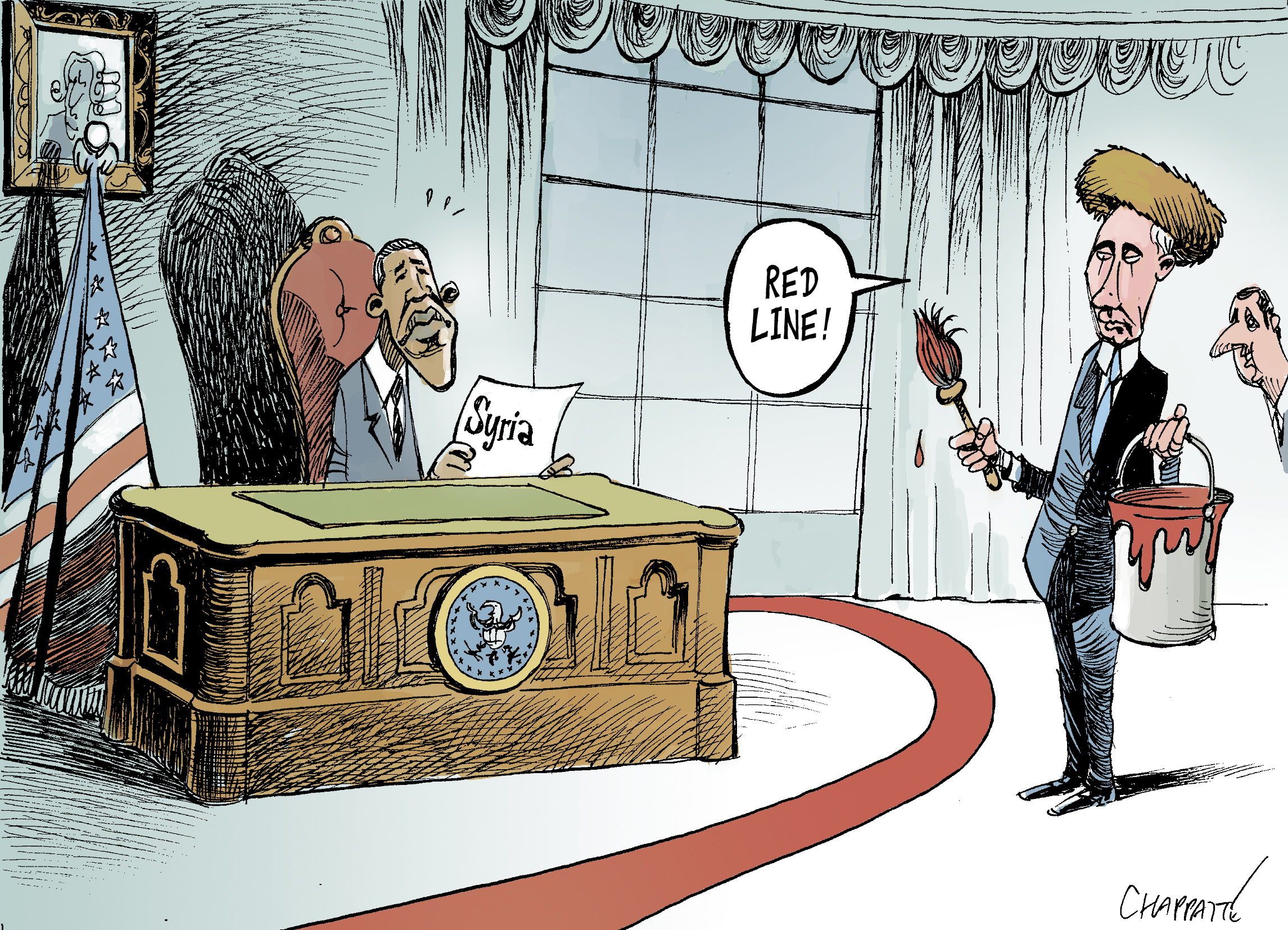 Putin and Obama | Globecartoon - Political Cartoons - Patrick Chappatte