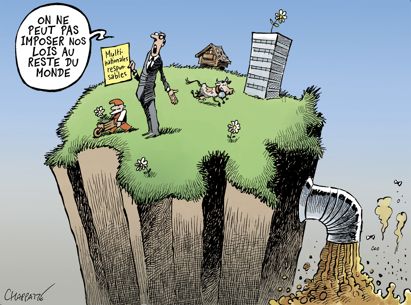Initiative Entreprises Responsables Globecartoon Political Cartoons Patrick Chappatte