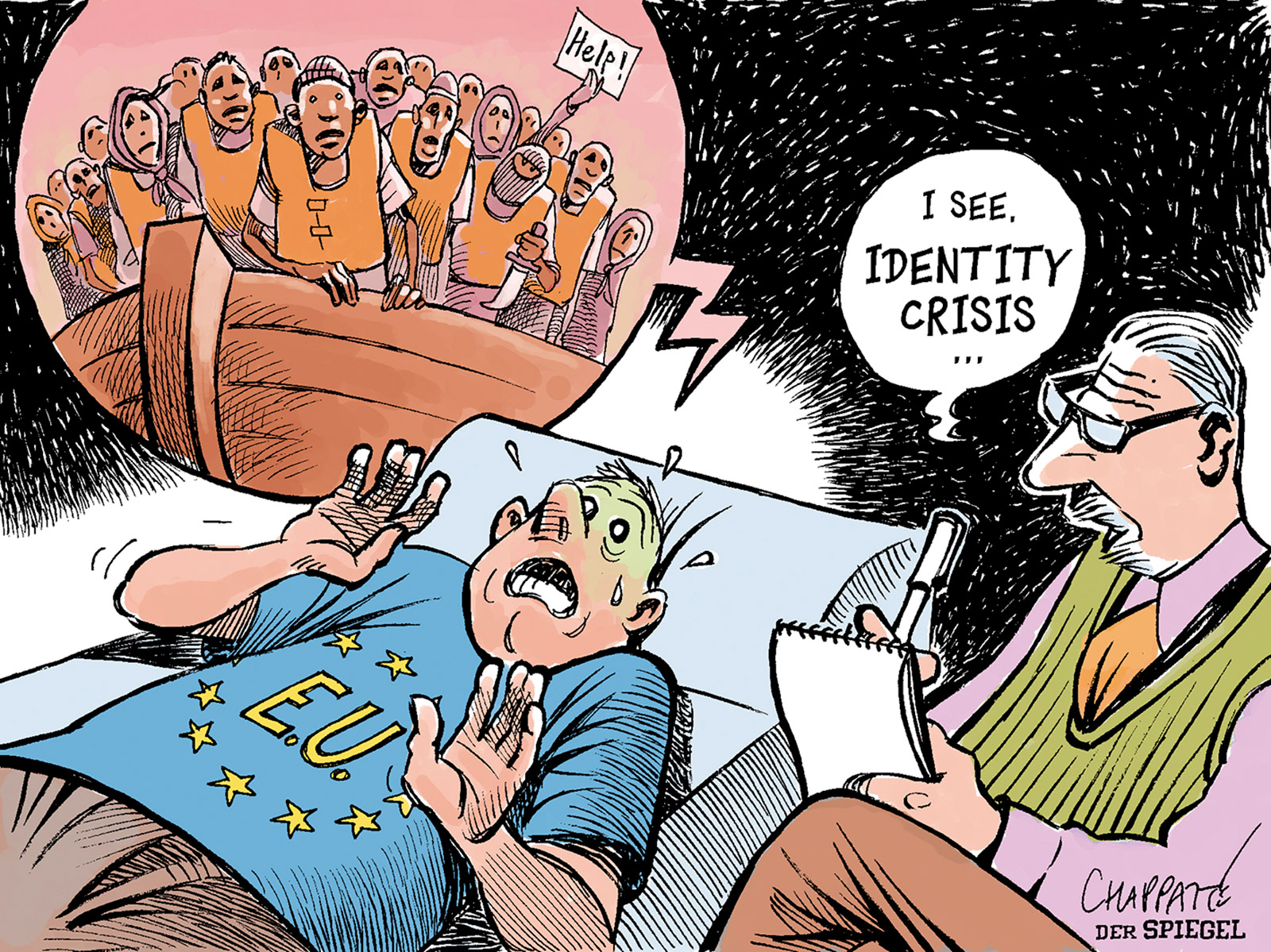 The European Problem Globecartoon Political Cartoons Patrick Chappatte 