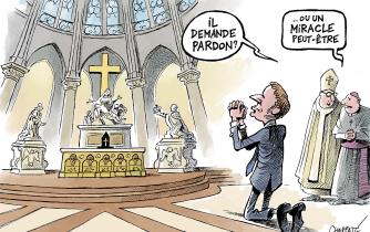 Macron à Notre-Dame