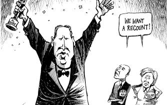 Al Gore receives an Oscar