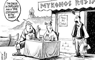Greeks and Germans at odds