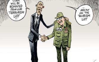 Obama meets Raúl Castro