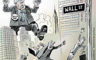 Bernie Sanders goes to Wall Street