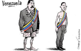 Two presidents in Venezuela