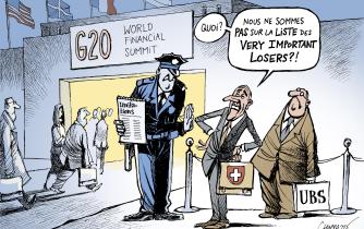 La Suisse pas invitée au G-20