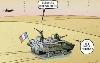 France alone in Mali