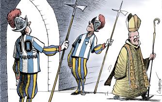 Le pape argentin à Rome