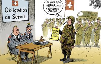 Les jeunes désertent l’armée suisse
