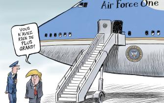 Le nouvel avion de Trump