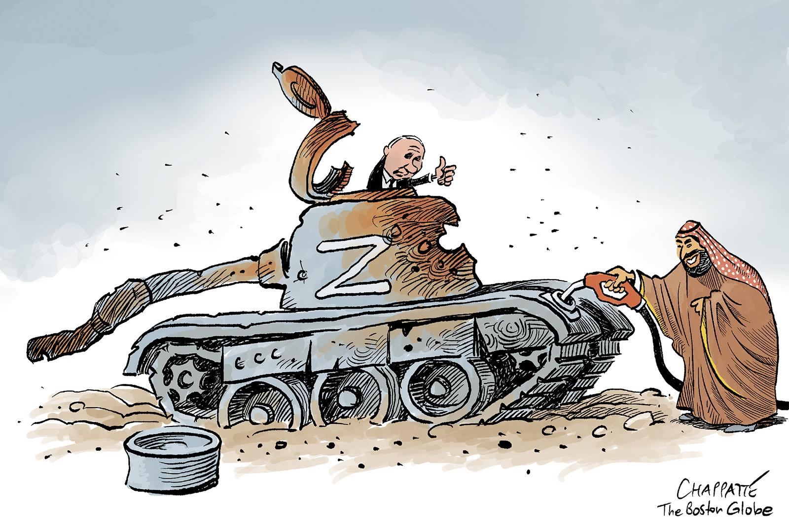 Putin's war | Globecartoon - Political Cartoons - Patrick Chappatte
