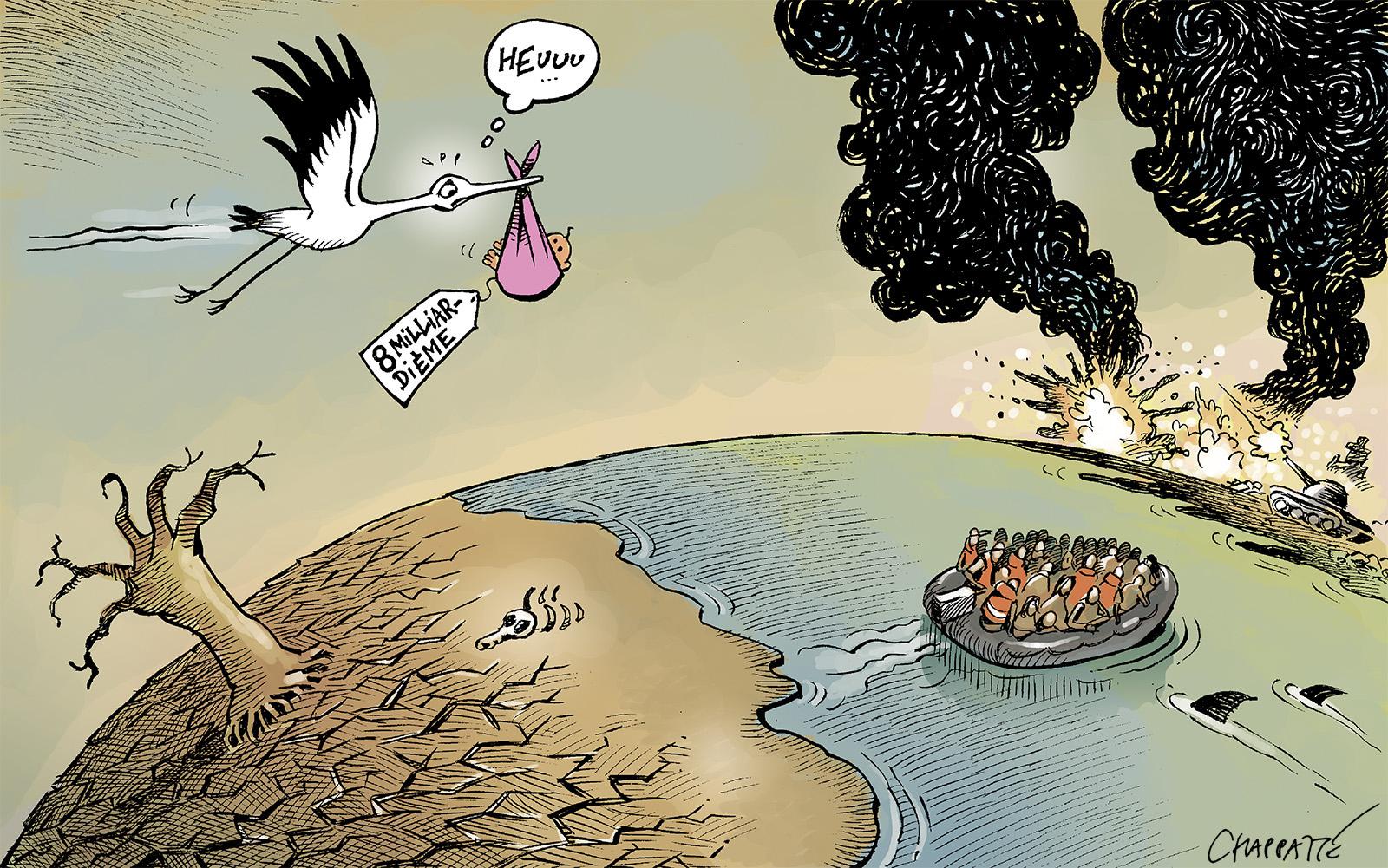 Le Climat Change | Globecartoon - Political Cartoons - Patrick Chappatte