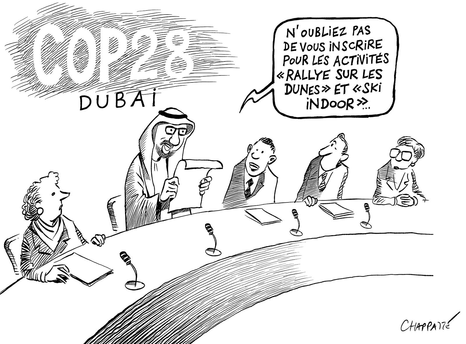 Sommet climatique aux Émirats