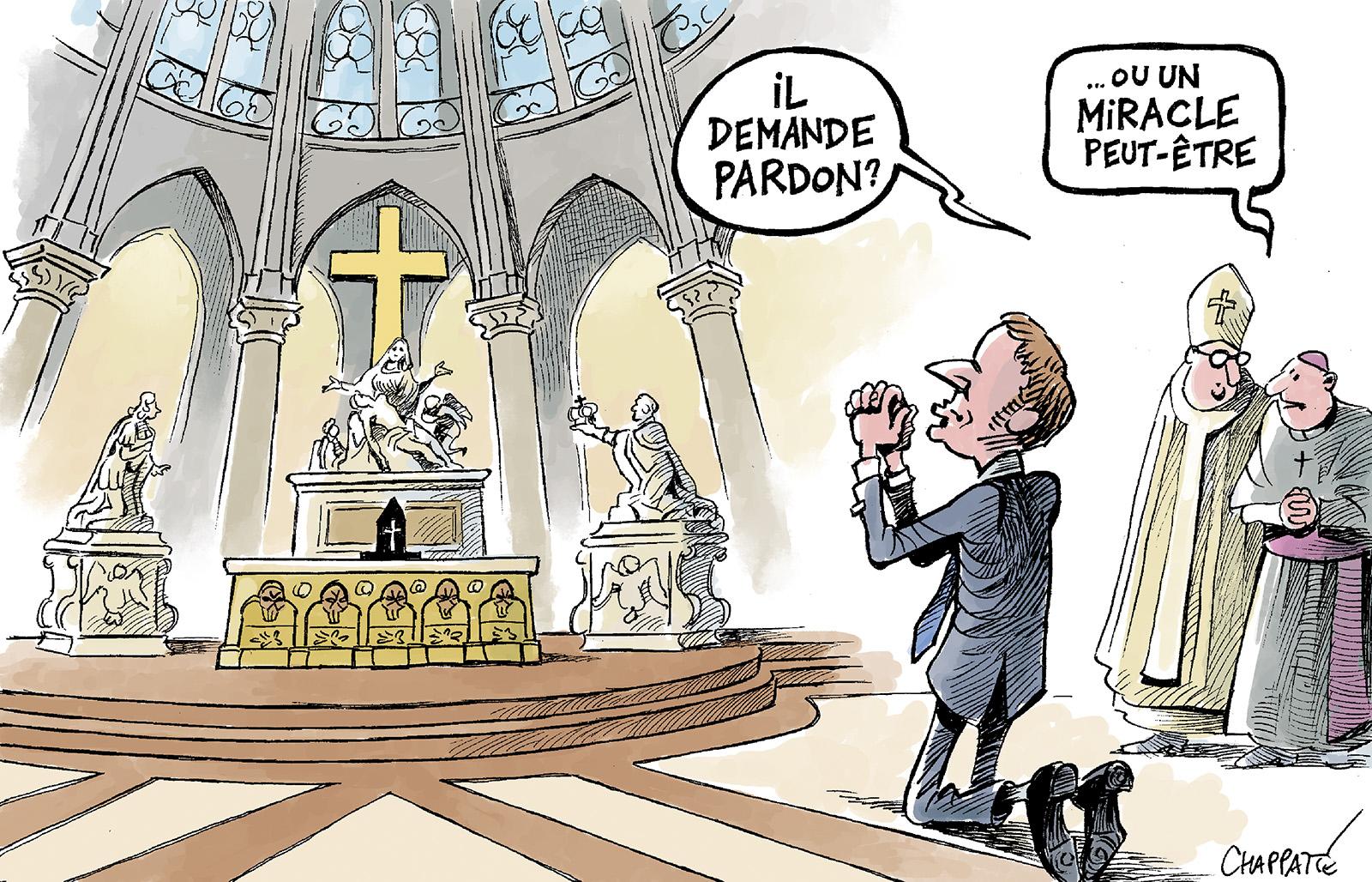 Macron à Notre-Dame