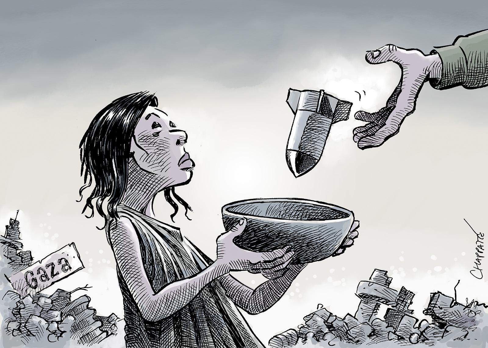 Famine à Gaza