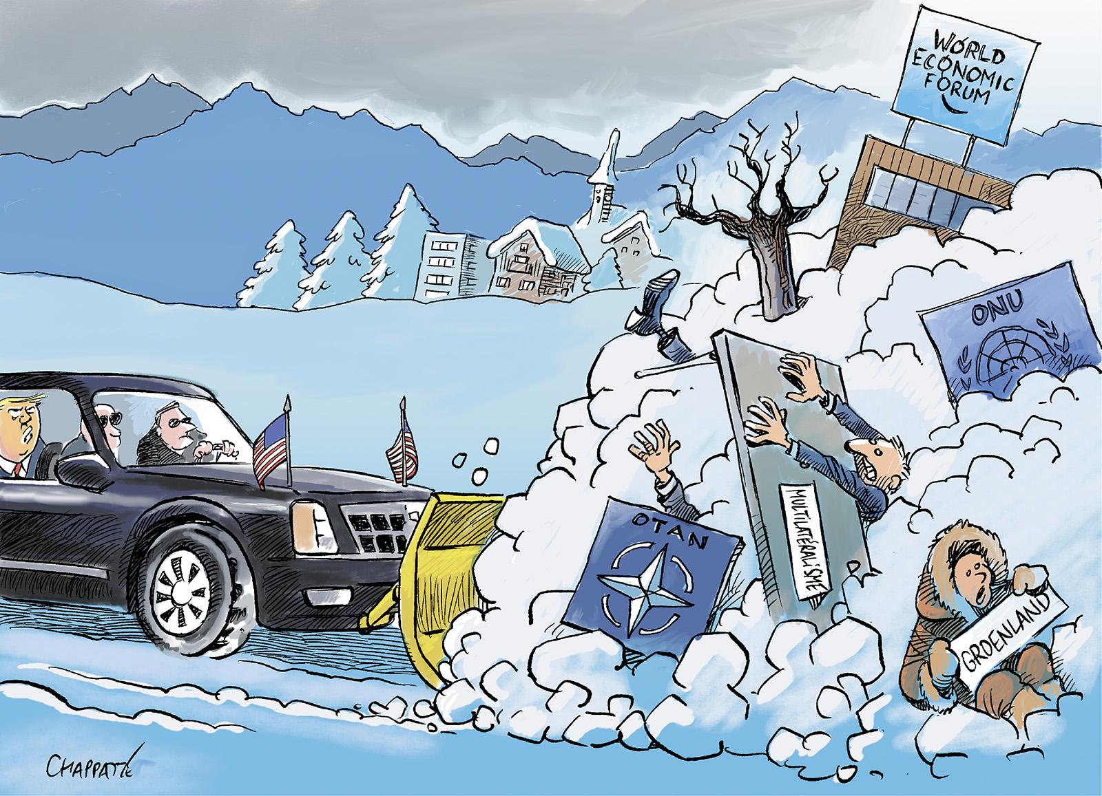 Trump fait trembler Davos