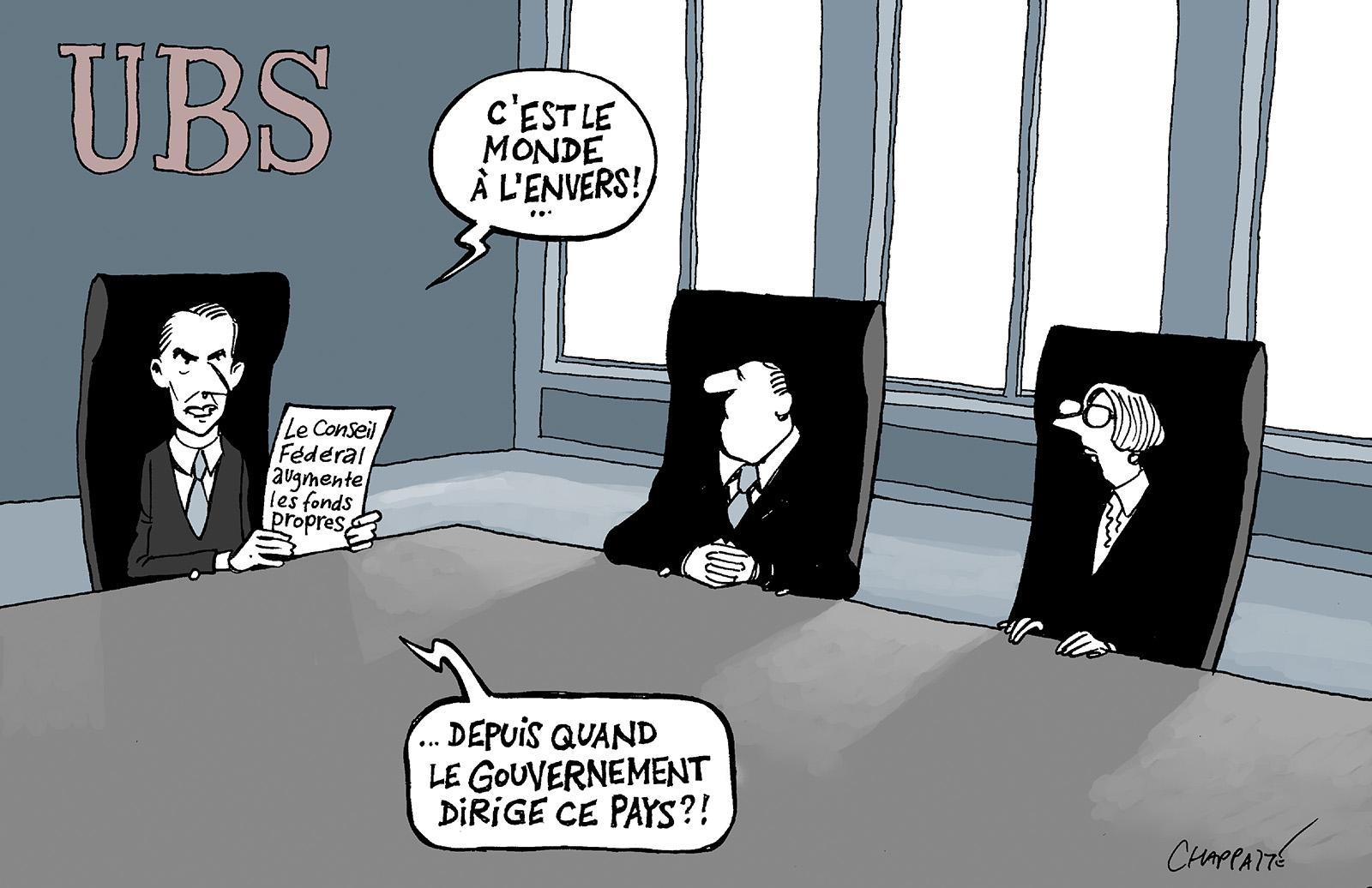 Le Conseil fédéral met UBS au pas
