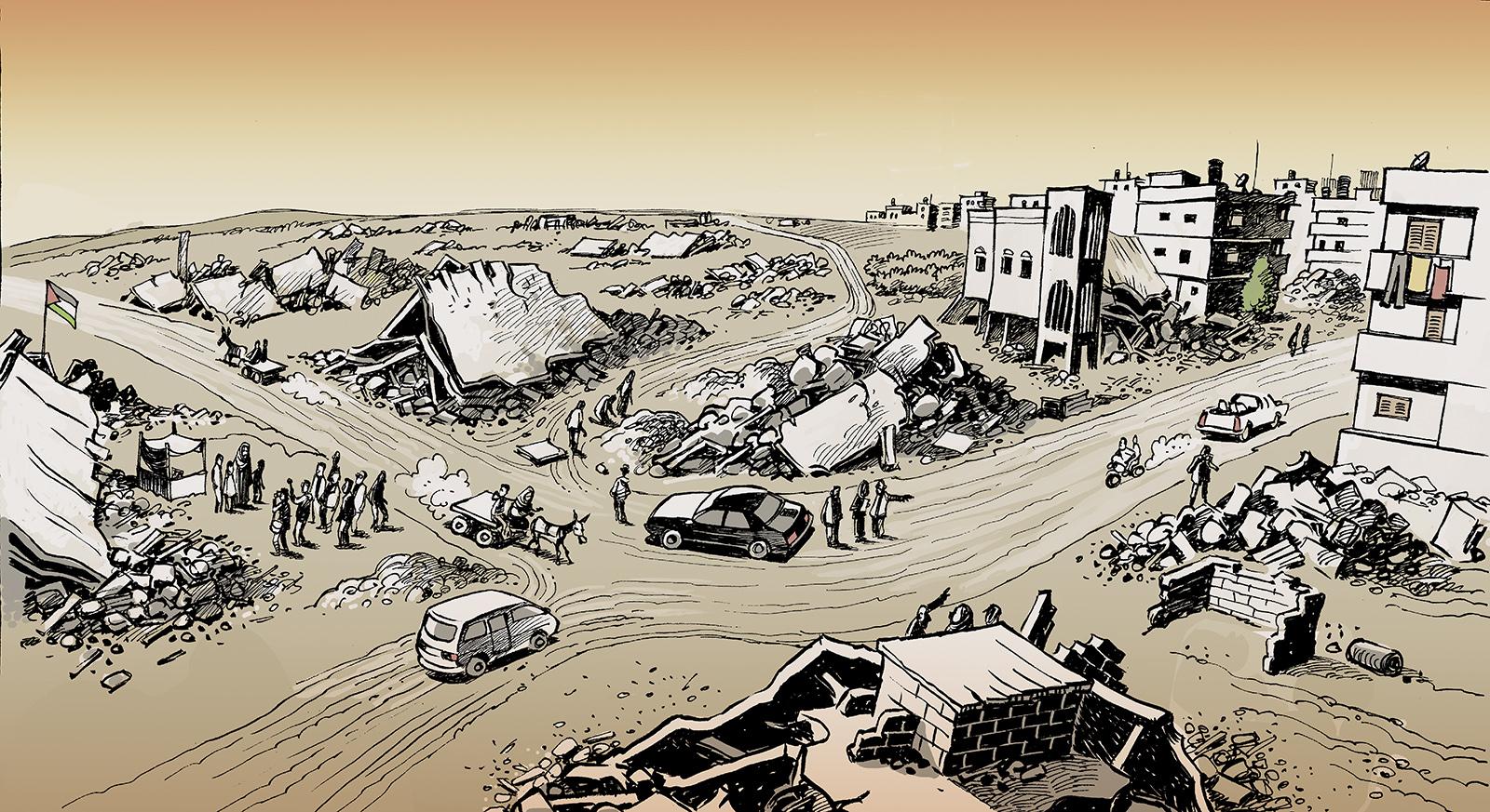 Inside Gaza - Comics reportage