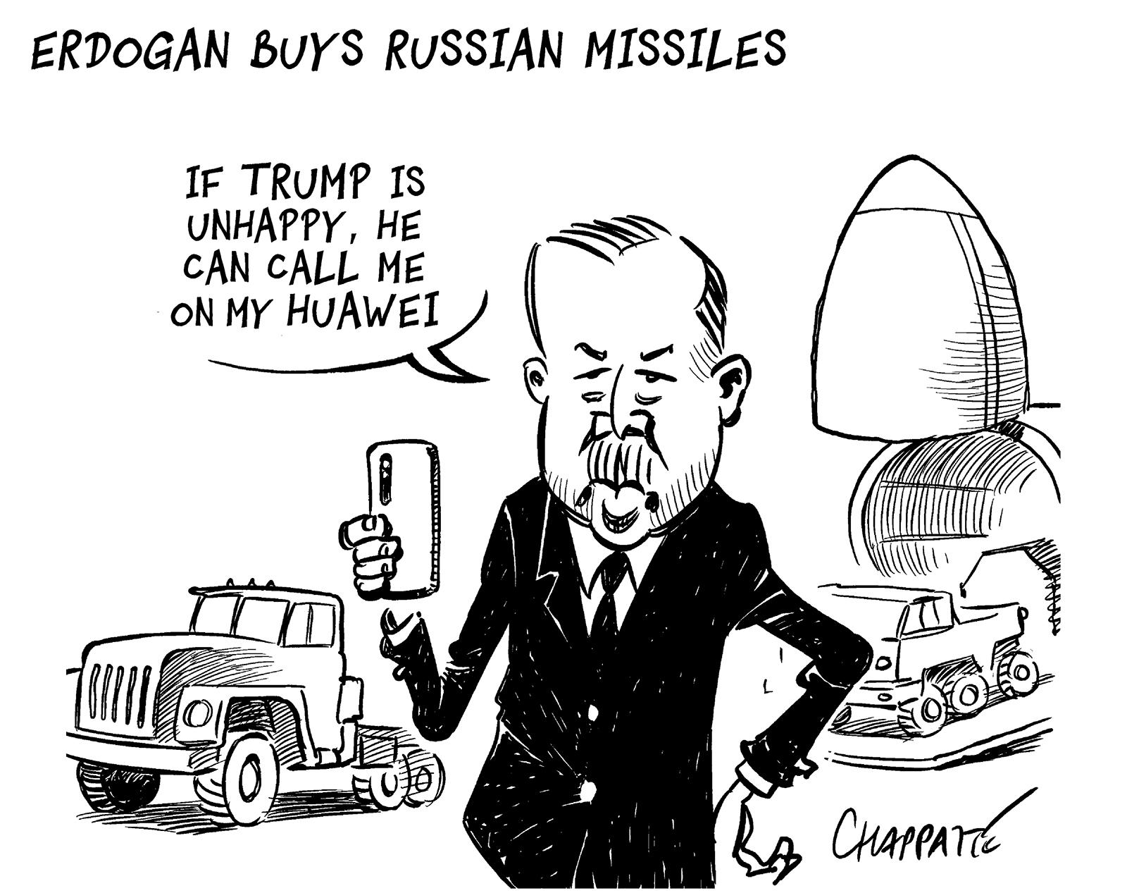 Erdogan buys Russian missiles