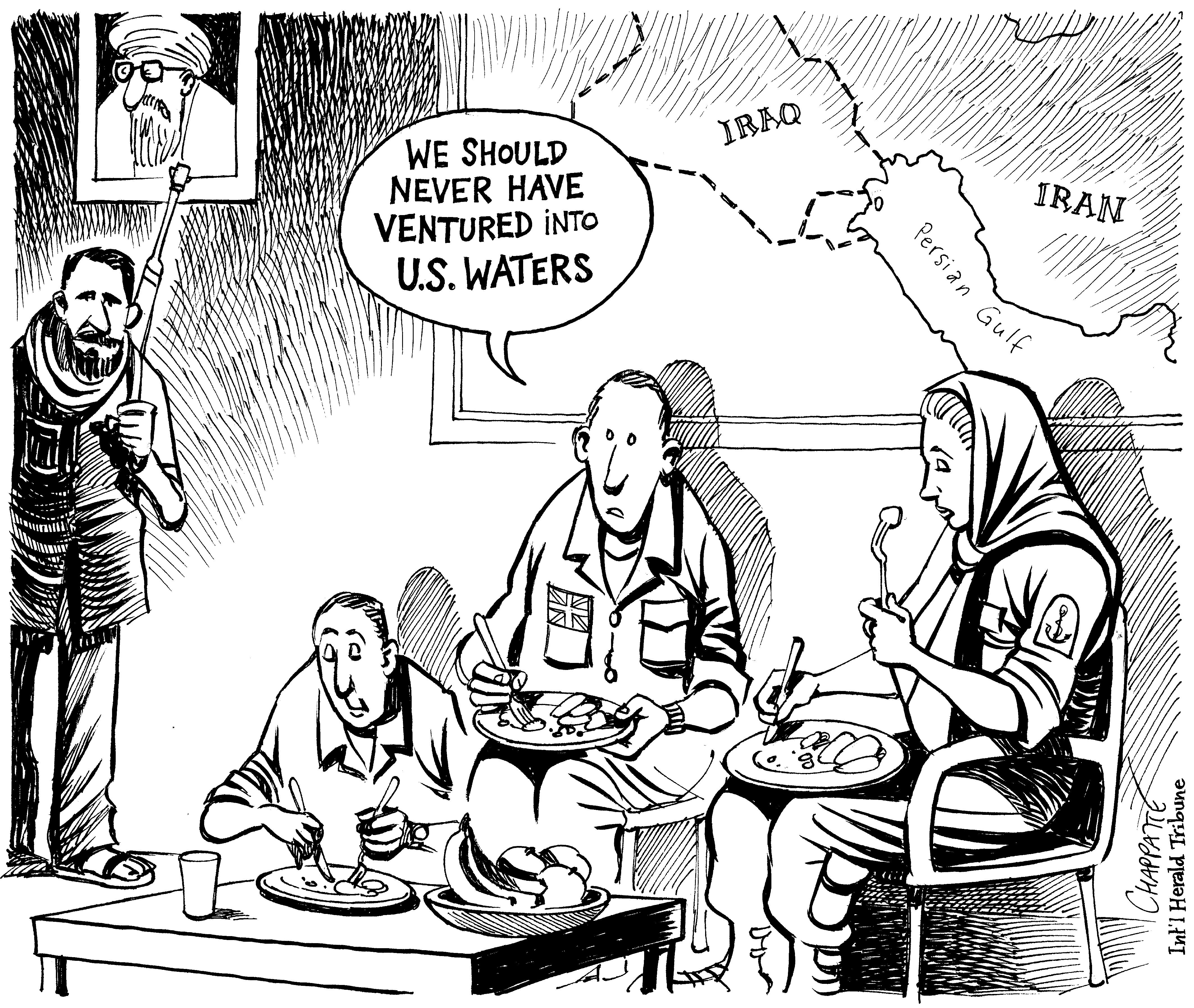 Iran Detains British Sailors