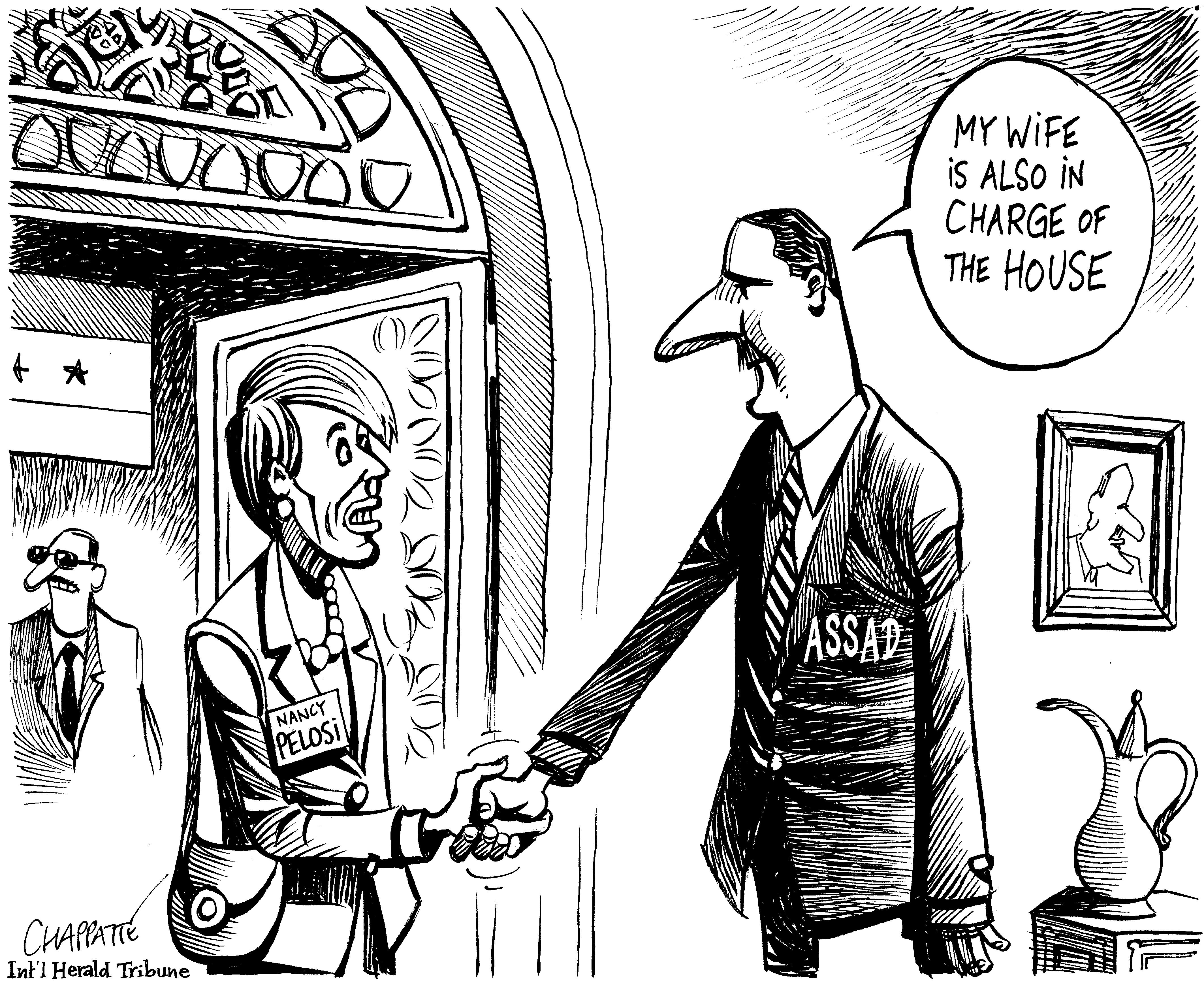 Nancy Pelosi Visits Assad