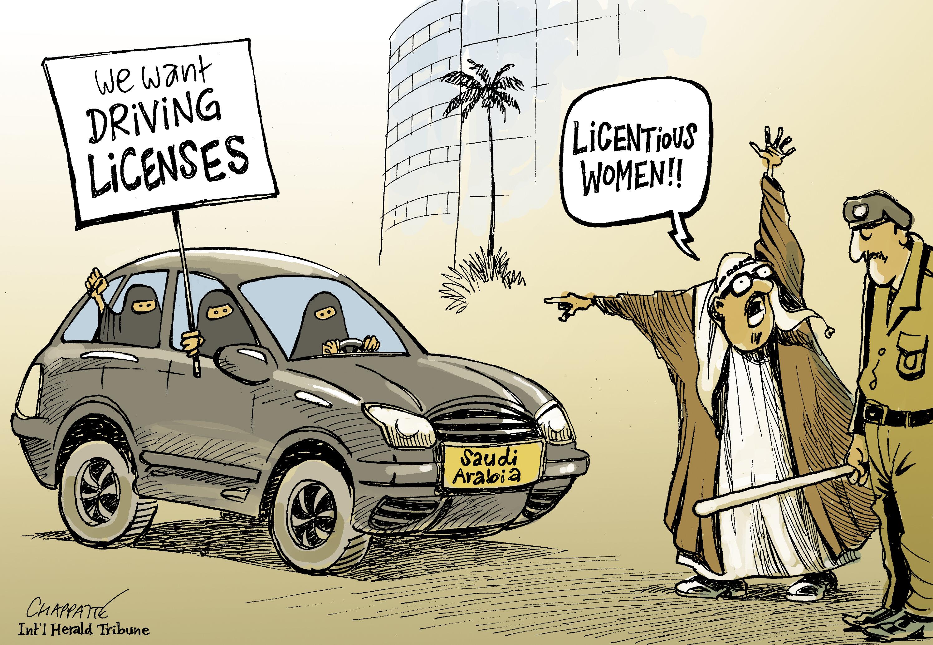 Saudi Women Protest: Driving a Car